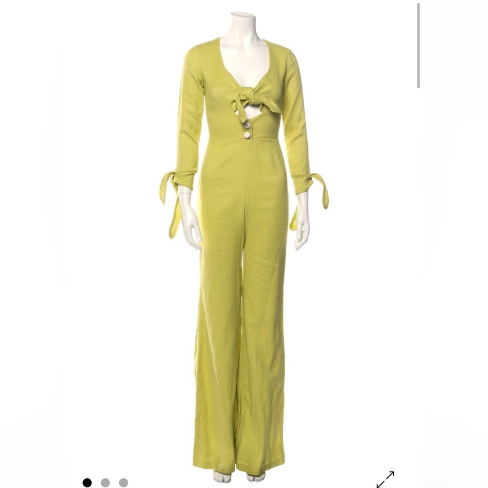 Alexis Chartreuse jumpsuit